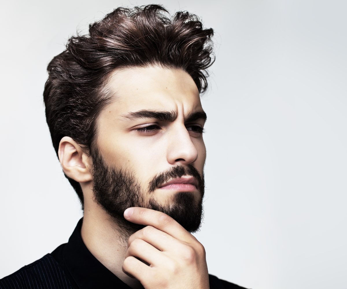 Textured gents cut and groomed beard